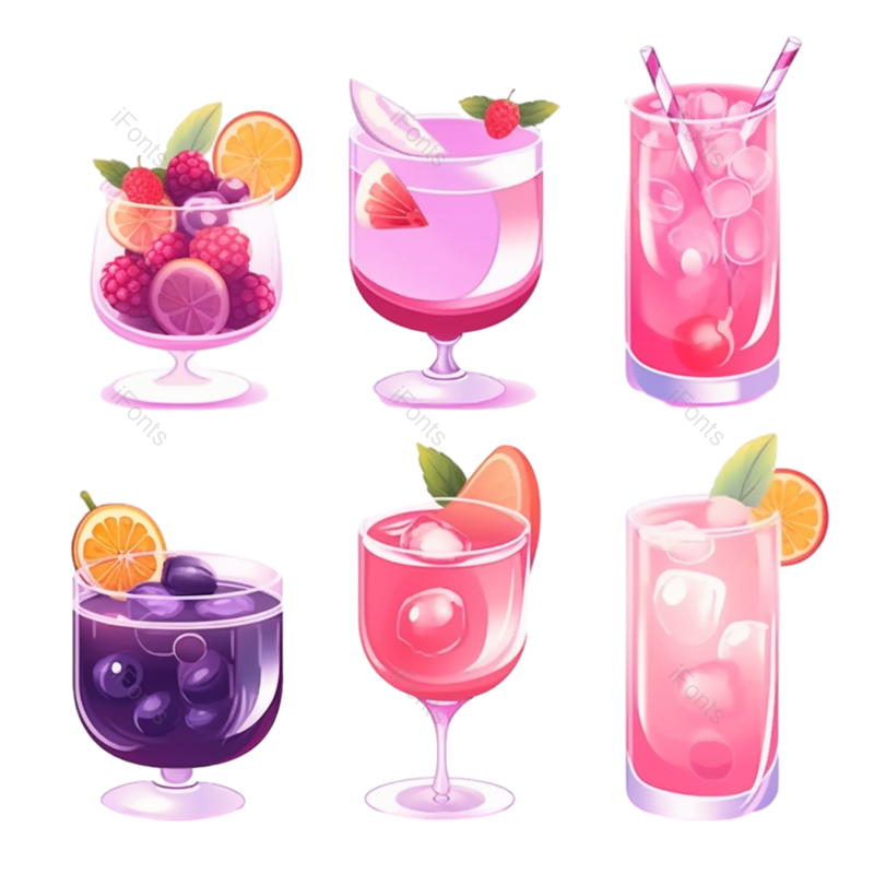 装饰图片,清新元素,夏天PNG,插画免抠素材